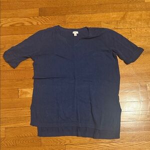J. Jill Dark Blue Knit Top